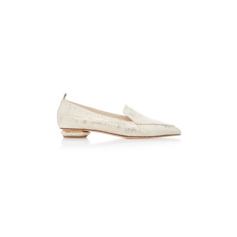 Nicholas KirkwoodBeya Metallic Woven Loafers