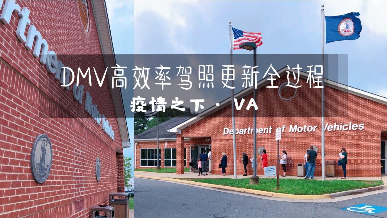 疫情使DMV更高效 | DMV高效率驾照更新全过程分享 | VA