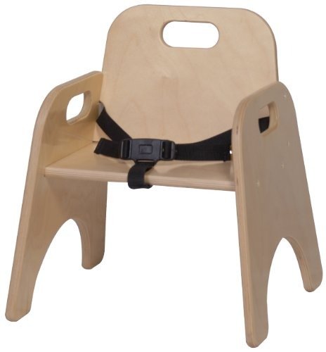 Steffy Wood Products 9-Inch Toddler Chair with Strap