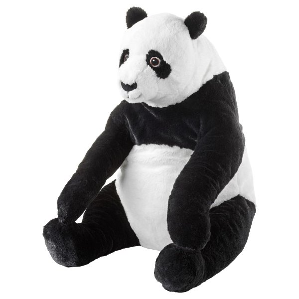 DJUNGELSKOG Soft toy, panda - IKEA
