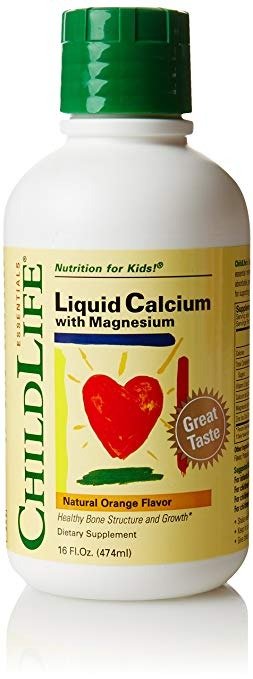 Child Life Liquid Calcium/Magnesium, Natural Orange, 16 Fluid Ounce