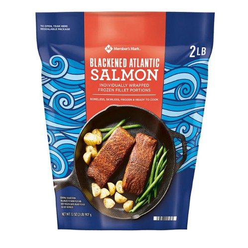 Member's Mark Blackened Atlantic Salmon Portions (2 lbs.)