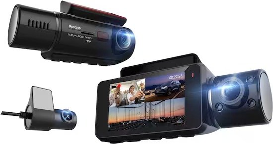 Rexing V33 3 Channel 1440p+1440p+1440p Resolution Dashcam