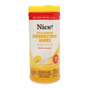 Nice! Disinfectant Wipes Lemon