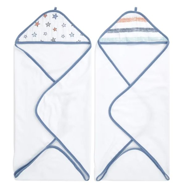 essentials cotton muslin hooded towel hit the road