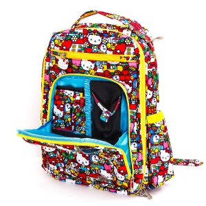Ju-Ju-Be Be Right Back Hello Kitty Collection Backpack Diaper Bag, Tick Tock