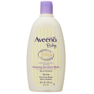 Aveeno Baby Calming Comfort Bath, Lavender & Vanilla, 18 Ounce