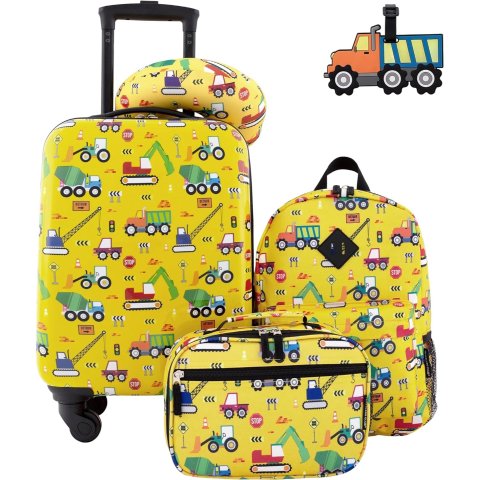 Travelers Club 5件套儿童行李箱套装，小汽车图案 等更多款