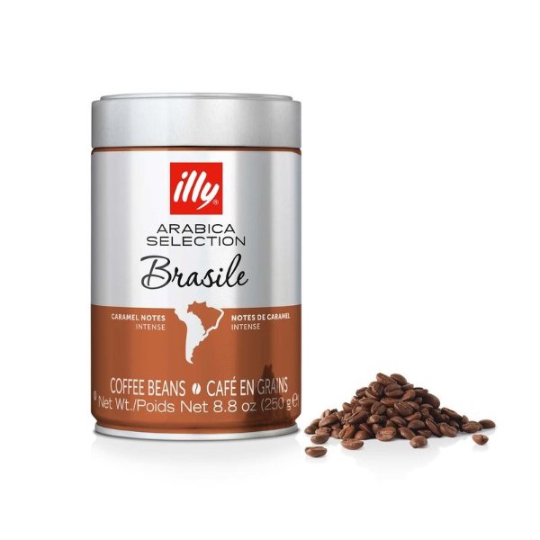 Arabica Selection Whole Bean Brasile Coffee, 8.8 Oz, Single Tin