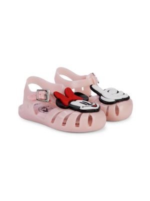 Mini Melissa Baby Girl's & Little Girl's Mini Aranha + Mickey Sandals