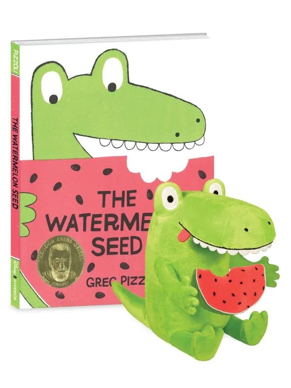 Kroc & Watermelon Plushie & Book 2-Piece Set