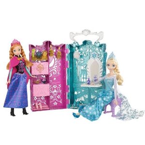 史低价！Disney迪士尼冰雪奇缘Anna和Elsa的衣橱礼物超值套装