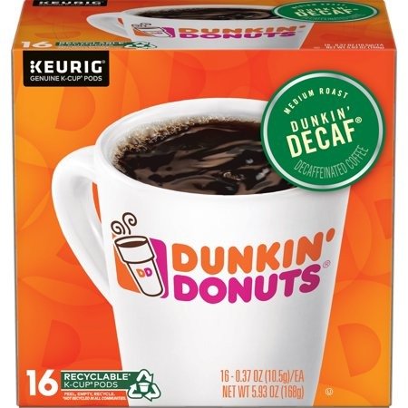 Decaf K-Cup Pods for Keurig K-Cup Brewers, Medium Roast Coffee, 16-Count