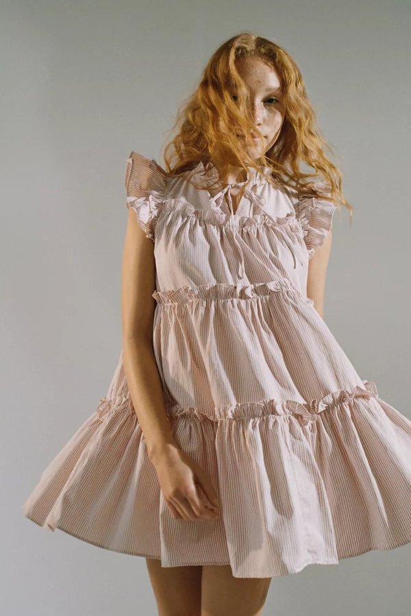 Ida Ruffle Mini Dress
