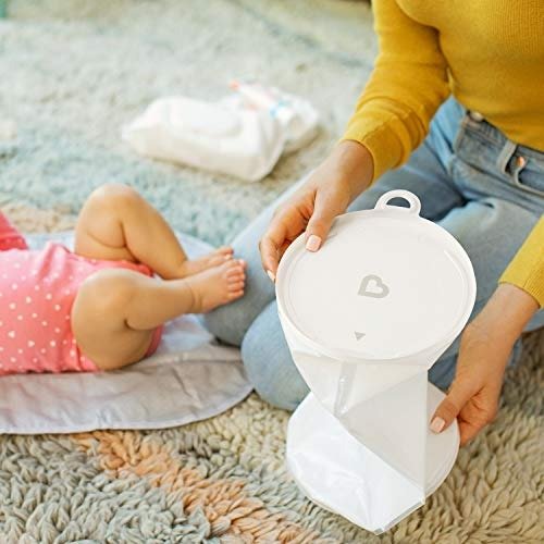 Toss Portable Disposable Diaper Pail, 5 Pack, Holds 150 Diapers