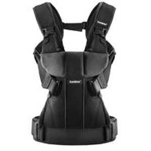 BABYBJORN Baby Carrier One, Black, Cotton