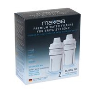 MAVEA 1007930 过滤水壶滤芯2个装 (适用于Brita及PUR系统)