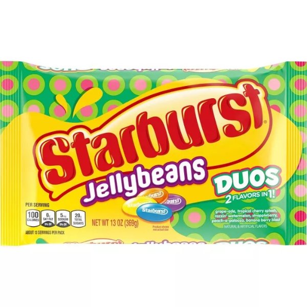 Easter Duos Jelly Beans Candy Bag - 13oz
