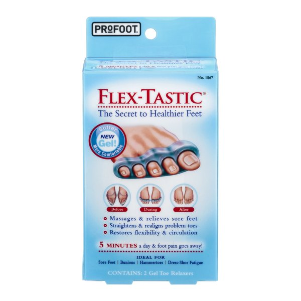 Profoot Flex-tastic Toe Relaxers, Fits All, Contains 2 []