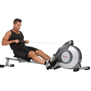 Amazon Sunny Health & Fitness SF-RW5515 Magnetic Rowing Machine Rower w/LCD Monitor