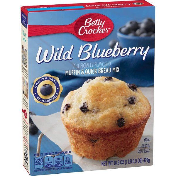 Wild Blueberry Muffin and Quick Bread Mix, 16.9 oz