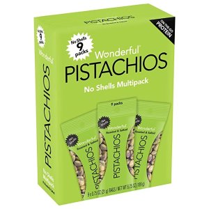 Wonderful Pistachios无壳盐烤开心果 0.75oz 9包