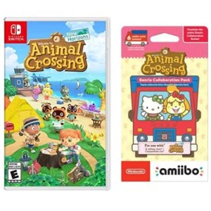 $79.99(原价$86.98)Animal Crossing 动物森友会实体版+三丽鸥Amiibo套装