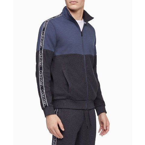 Calvin KleinMen s Athleisure Logo Tape Full Zip Sweatshirt