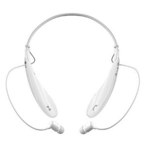 LG HBS-800 颈带式立体声蓝牙耳机白色款