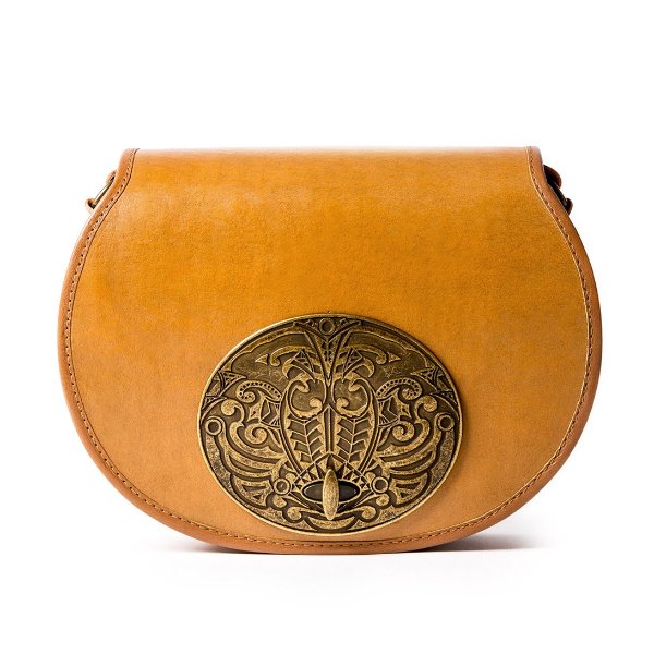 Tan Leather Handbag by Beara Beara