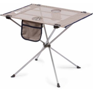 Ozark Trail Small Compact Side Table, Warm Gray