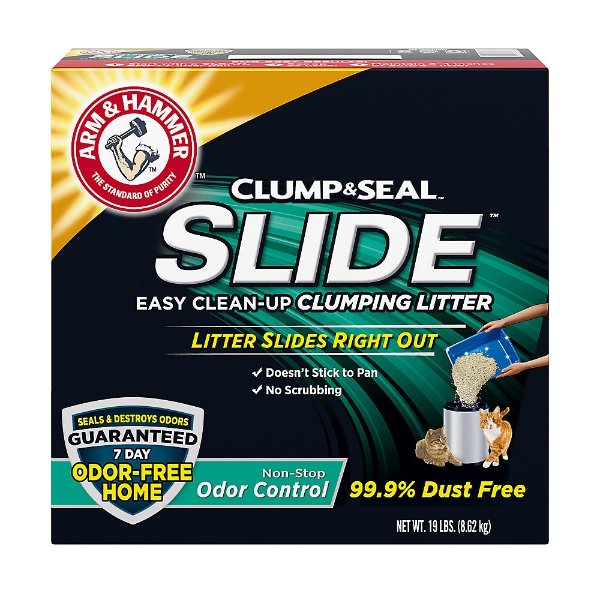 ™ Clump & Seal Slide Clumping Clay Cat Litter - Low Dust