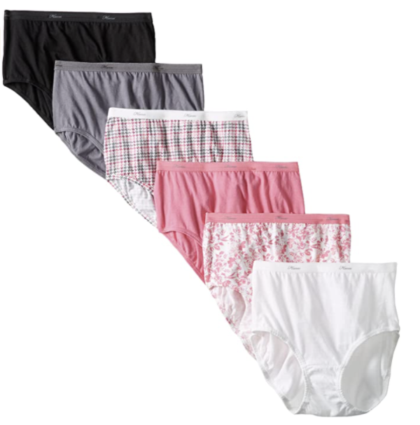 Women's Cotton Brief Underwear (Regular & Plus Sizes)