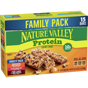 Nature Valley Chewy Granola Bars Protein Variety Pack Gluten Free, 21.3 oz