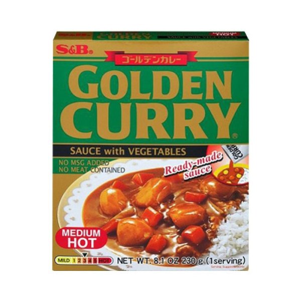 Curry Golden Retort Medium Hot 230g