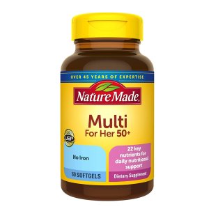 Nature Made Women's Multivitamin 50+ Softgels, 60 Count