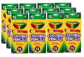 12 Count Colored Pencils, 12 Packs