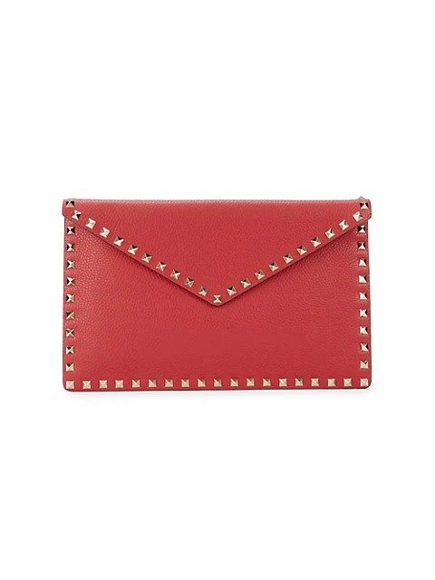 Studded Leather Pouch