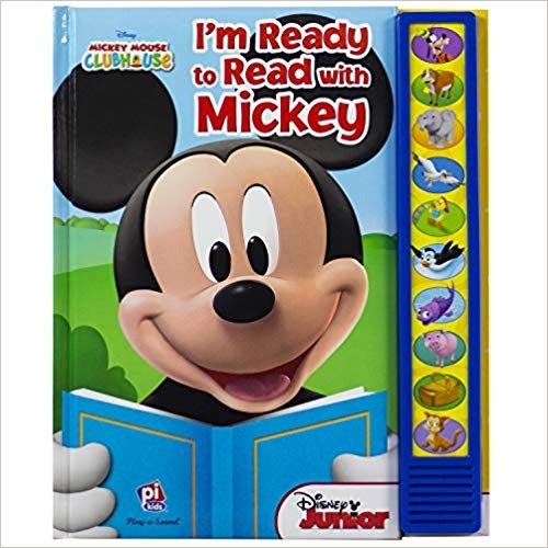 Disney Mickey Mouse Clubhouse - I'm Ready to Read With Mickey Sound Book - Play-a-Sound - PI Kids