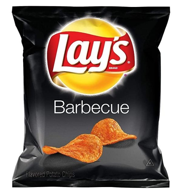 Barbecue Flavored Potato Chips, 1 Ounce (Pack of 104)