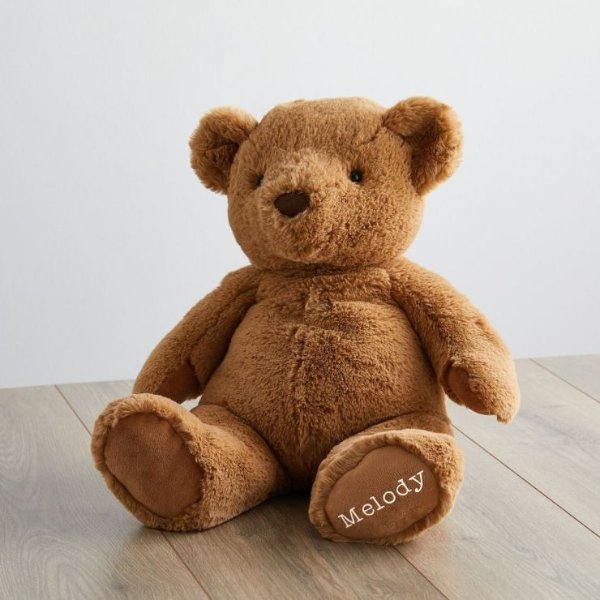 Personalized Super Soft Large Bear Stuffed Animal Welcome %1