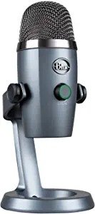 Logitech for Creators Blue Yeti Nano USB Microphone for PC, Podcast, Gaming, Streaming, Studio, Computer Mic - Shadow Grey
