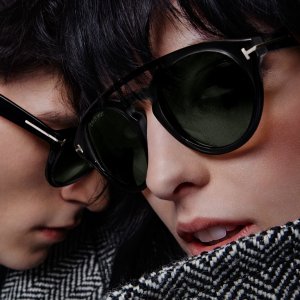 40% off+Extra $85 off TOM FORD Tyler Round Green Sunglasses Item No. FT0398 01N