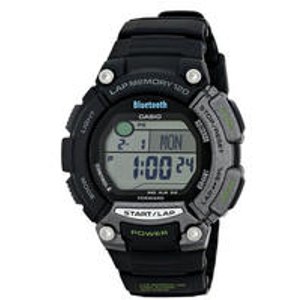 Casio Unisex Omni Sync Sports Bluetooth-Enabled Smart Watch STB-1000-1CF
