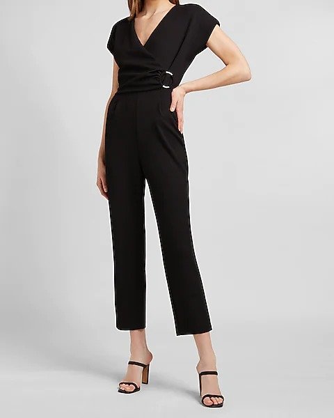 Wrap Front O-ring Jumpsuit
