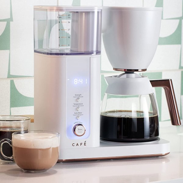 Café 智能WiFi滴式咖啡机 10杯容量 带玻璃咖啡壶 3色可选