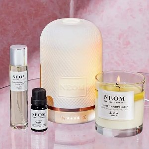 Neom 有机香氛大促！收香氛蜡烛、舒缓香薰精油、护手霜！