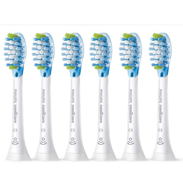 Sonicare Premium Plaque Control with BrushSync, Replacement Toothbrush Heads, 6-count