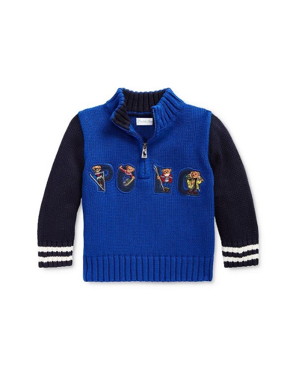 Boys' Polo Ski Bear Sweater - Baby