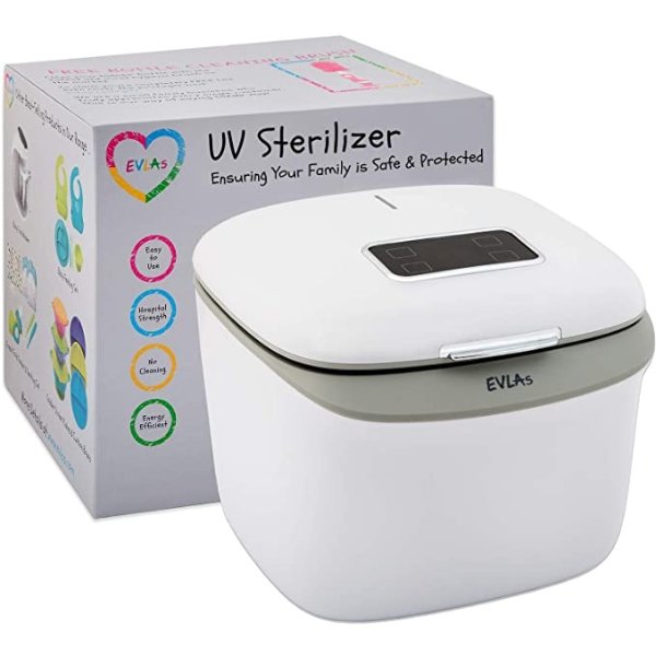 UV Sanitizer | UV Sterilizer Box | Sterilizes in Minutes with No Cleaning Required | Touch Screen Control | FCC Approved